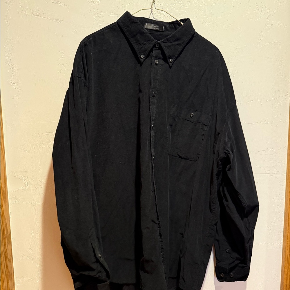 Classic Black Dress Shirt